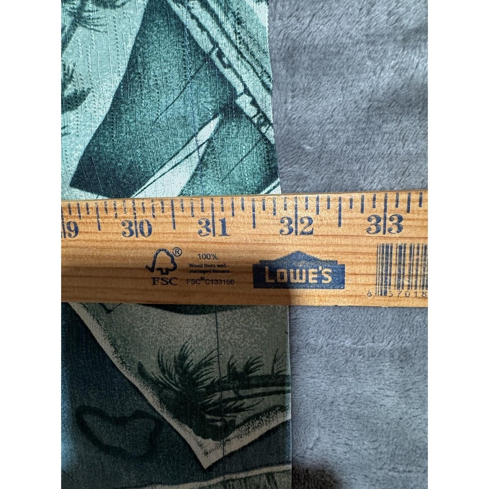 Tommy Bahama Shirt Mens 2XL Blue Silk Hawaiian Sailing Map Graphic Camp Aloha - Picture 9 of 9
